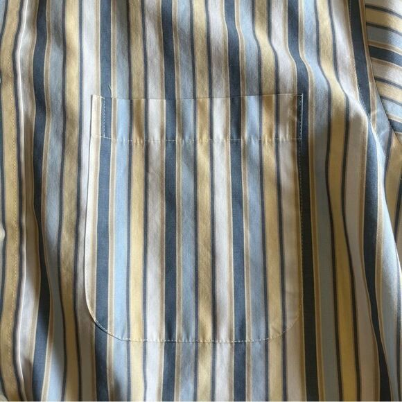 Roundtree & Yorke Shirt Short Sleeve Mens Large​​​ - Picture 9 of 12